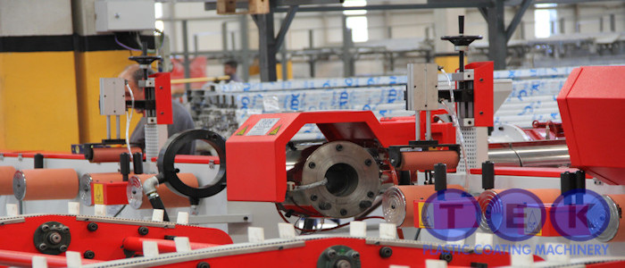 Alüminyum Boru ve Profil Otomatik Shrinkleme Makinesi