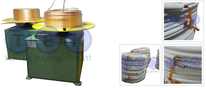 Bakır kangal boru boşaltma makinesi