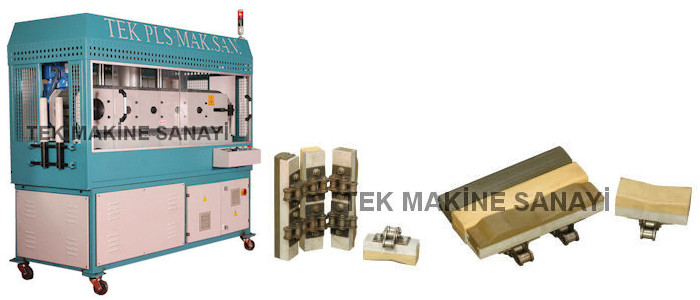 Plastik boru profil paletli çekici makinesi