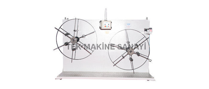 Plastik boru sarıcı makine