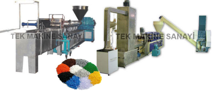 Plastik geri dönüşüm granül makinesi