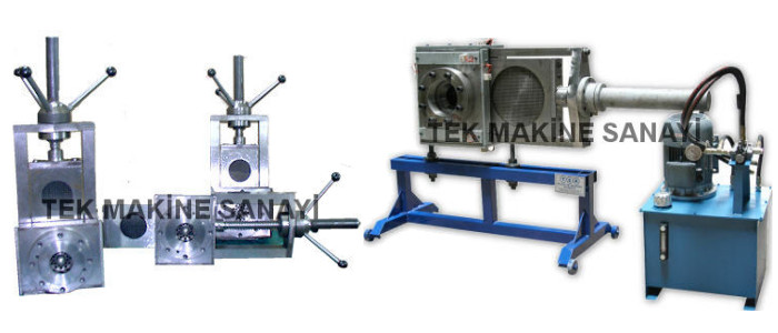 Plastik makinesi süzgeç